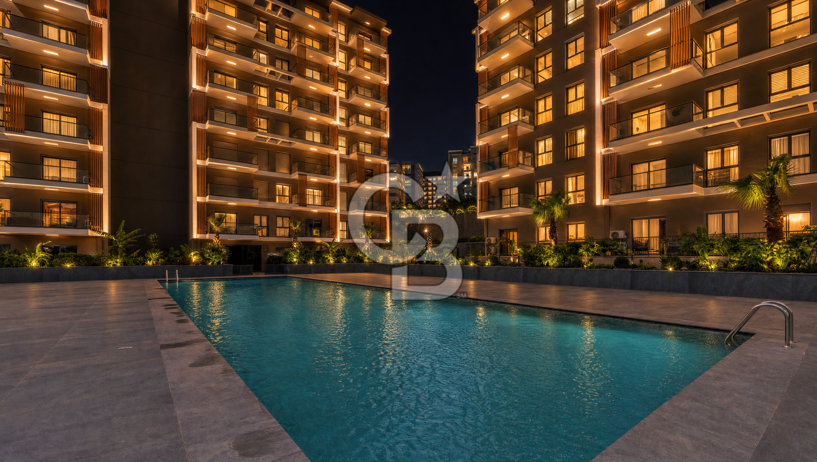 ULUKENT GÜLTEKİN PERA 2'DE HAVUZ CEPHE 2+1 KİRALIK KÖŞE DAİRE