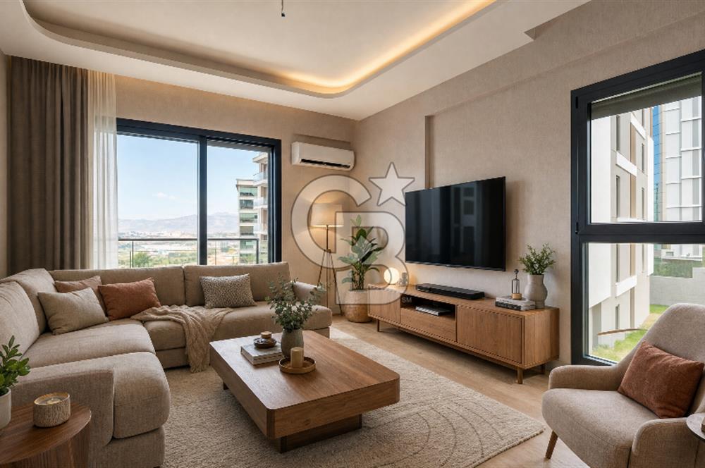 ULUKENT GÜLTEKİN PERA 2'DE HAVUZ CEPHE 2+1 KİRALIK KÖŞE DAİRE