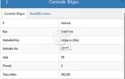Ahlatlıbel de Bulvar Cepheli Satılık 352 m2 Ticari ARSA