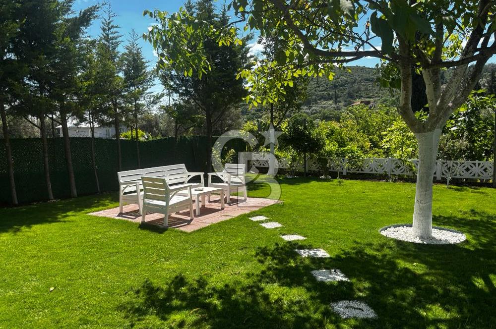 MORDOĞAN’IN FIRSATLIK MARKA EVİ CASA DI MORDOĞAN | 1.397 M² MÜSTAKİL BAĞ-BAHÇE İÇİNDE, TAM EŞYALI MÜSTAKİL YAŞAM