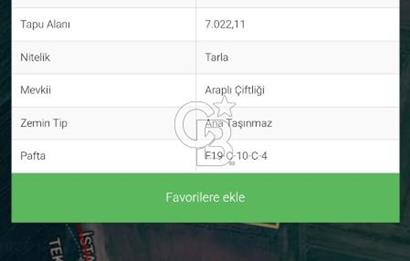 SİLİVRİ DEĞİRMENKÖY’DE 7.022 m² KADASTRO YOLA CEPHELİ YATIRIMLIK TARLA