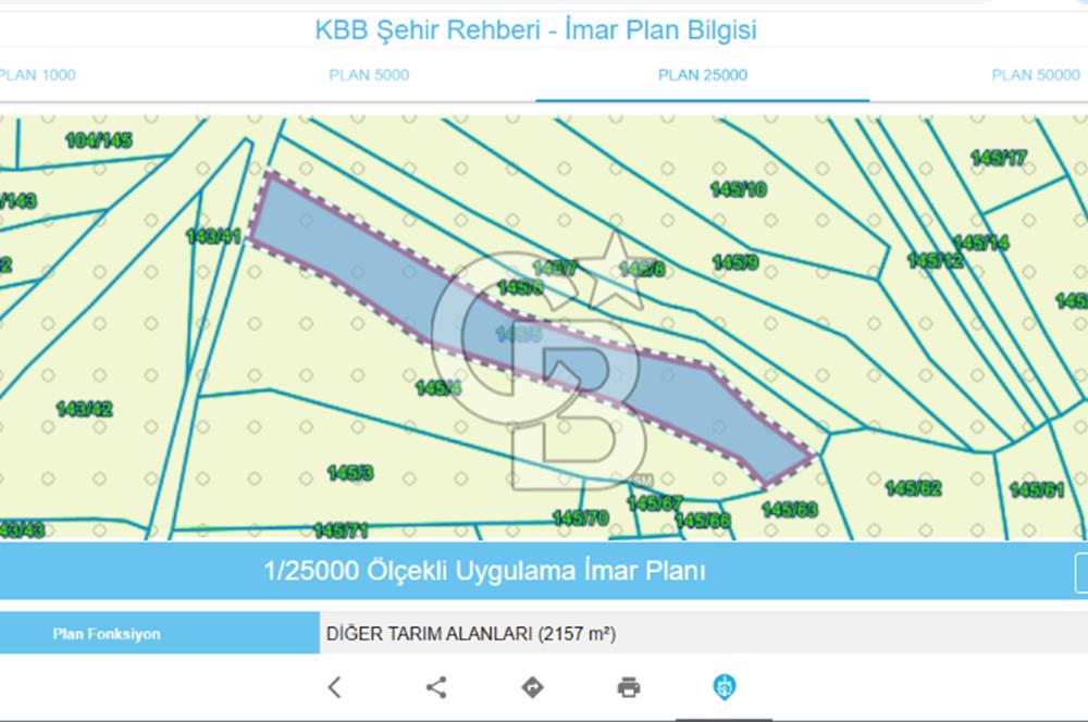 AĞAÇAĞIL KANDIRA BÖLGESİNDE SATILIK İMARLI YOLLU 2157 M2 YER
