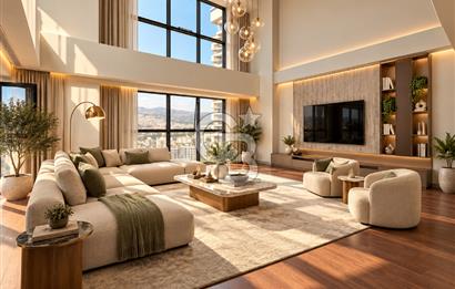 BORNOVA YEŞİLOVA İKON LIVE | 5+1 LOFT DUBLEKS | 475 M² | KÖRFEZ & ŞEHİR MANZARALI