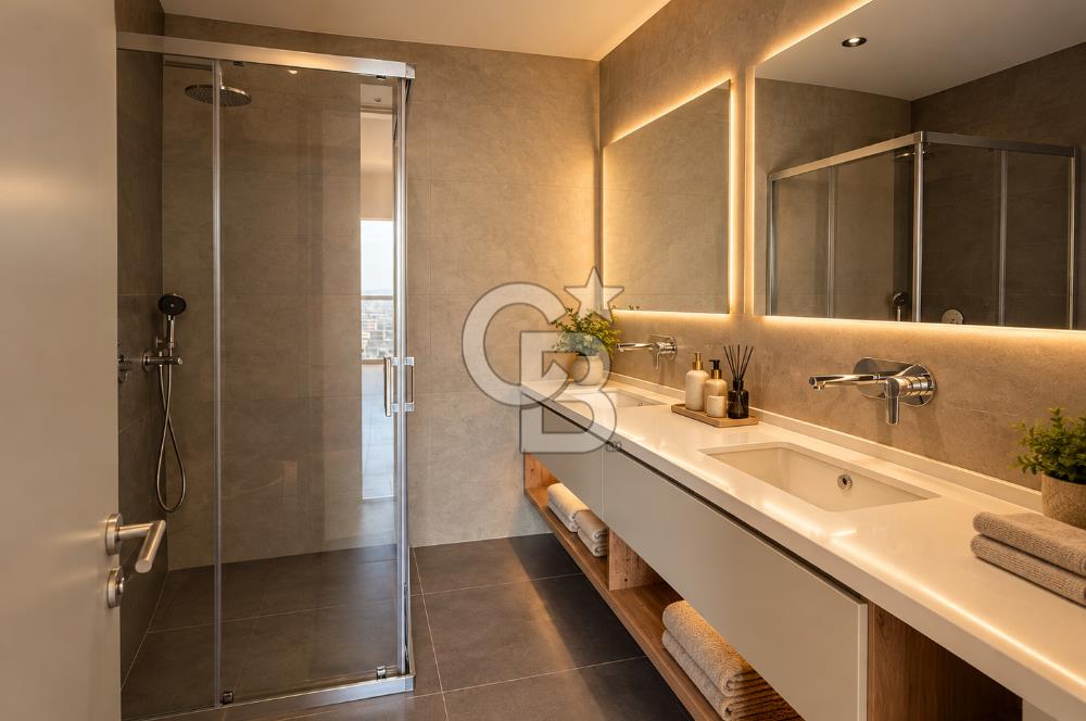 BORNOVA YEŞİLOVA İKON LIVE | 5+1 LOFT DUBLEKS | 475 M² | KÖRFEZ & ŞEHİR MANZARALI