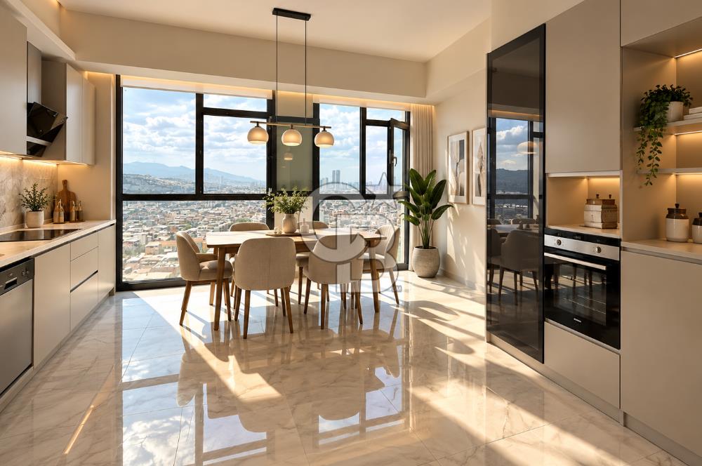 BORNOVA YEŞİLOVA İKON LIVE | 5+1 LOFT DUBLEKS | 475 M² | KÖRFEZ & ŞEHİR MANZARALI