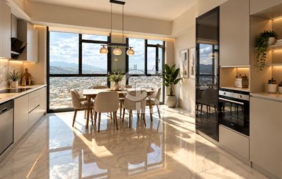 BORNOVA YEŞİLOVA İKON LIVE | 5+1 LOFT DUBLEKS | 475 M² | KÖRFEZ & ŞEHİR MANZARALI