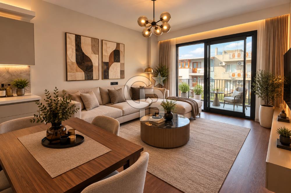BORNOVA YEŞİLOVA İKON CADDE'DE 2+1 ARAKAT 94m2 SATILIK LÜKS DAİRE