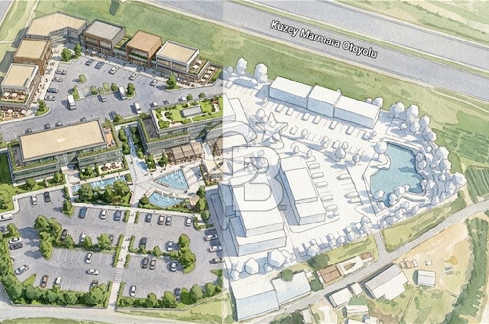 38,700 SQM COMMERCIAL ZONED LAND FOR SALE IN PENDIK KURNA WITH NORTH MARMARA MOTORWAY FRONTAGE