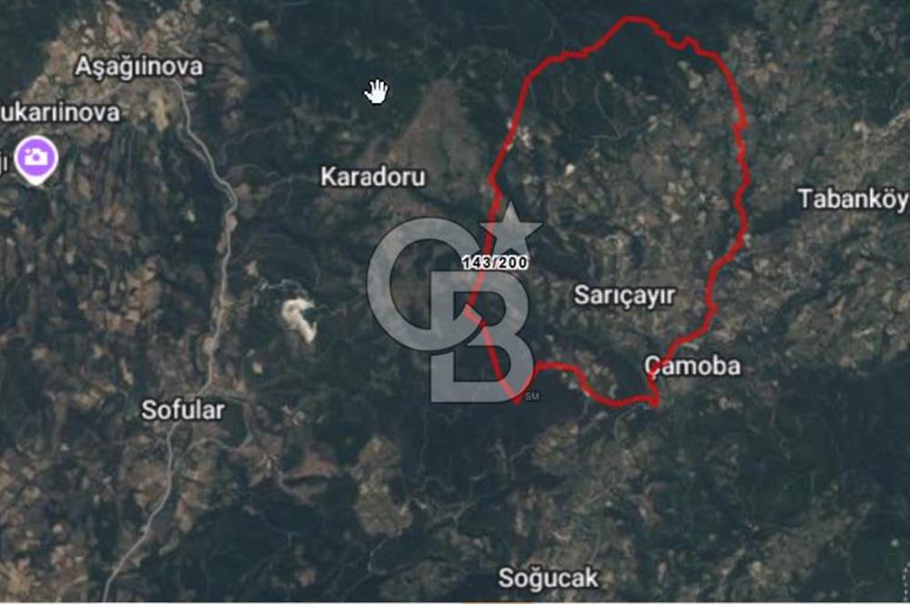Çanakkale Yenice Sarıçayır Kocataş’ta Satılık Tarla