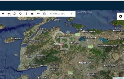 Çanakkale Yenice Sarıçayır Kocataş’ta Satılık Tarla