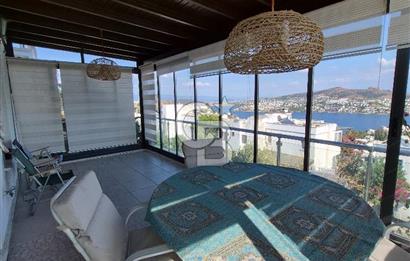 BODRUM GÜNDOĞAN DENİZ MANZARALI EŞYALI YILLIK KİRALIK TRİPLEKS