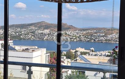 BODRUM GÜNDOĞAN DENİZ MANZARALI EŞYALI YILLIK KİRALIK TRİPLEKS