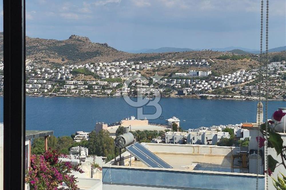 BODRUM GÜNDOĞAN DENİZ MANZARALI EŞYALI YILLIK KİRALIK TRİPLEKS