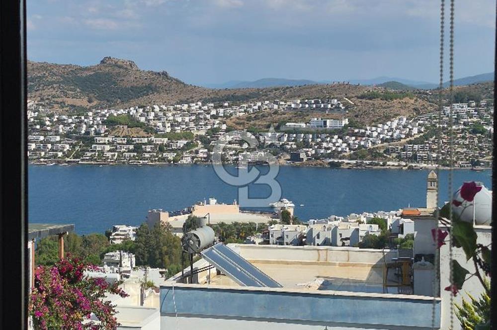 BODRUM GÜNDOĞAN DENİZ MANZARALI EŞYALI YILLIK KİRALIK TRİPLEKS