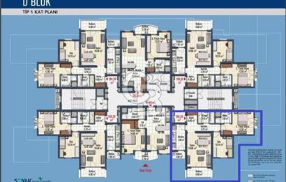 Mavişehir Soyak B Etap Havuz & Peyzaj Satılık 2+1 104 M² Daire