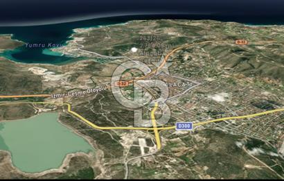 ÇEŞME ALAÇATI PORTA YAKIN, DENİZ MANZARALI SATILIK FIRSAT ARAZİ