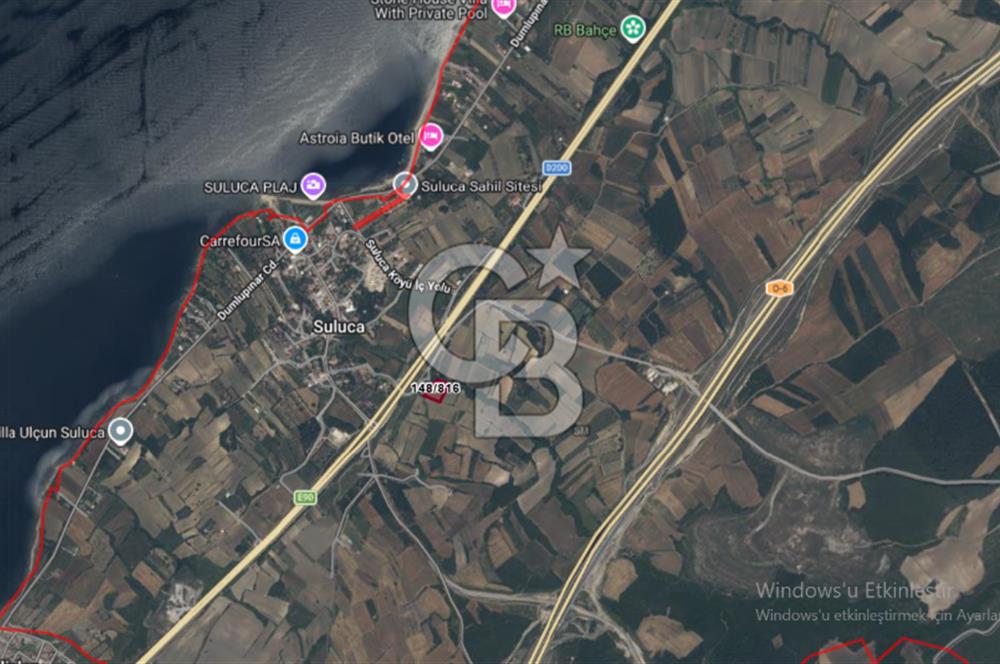 LAPSEKİ SULUCADA 3.567 M² SATILIK TARLA