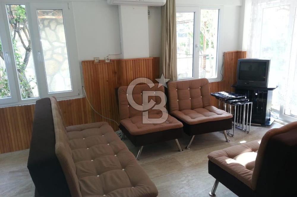 DATÇA BURGAZDA DENİZE ÇOK YAKIN EŞYALI KİRALIK TRİPLEKS VİLLA