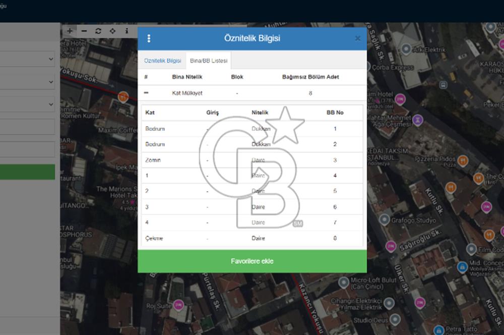 CİHANGİR PÜRTELAŞ SOKAK'TA DENİZ MANZARALI 2+1 SATILIK DAİRE