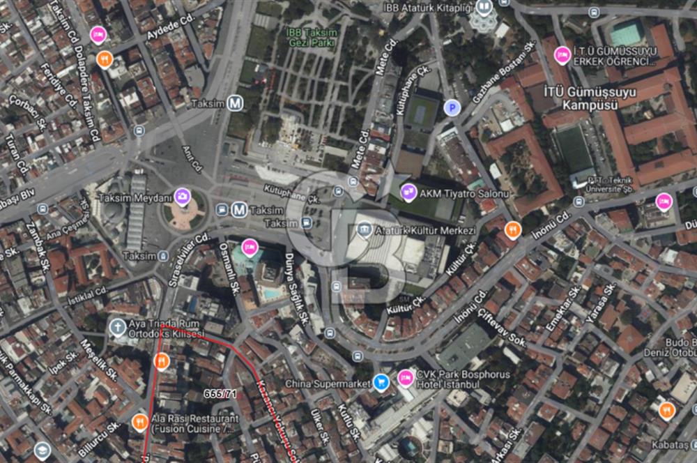 CİHANGİR PÜRTELAŞ SOKAK'TA DENİZ MANZARALI 2+1 SATILIK DAİRE