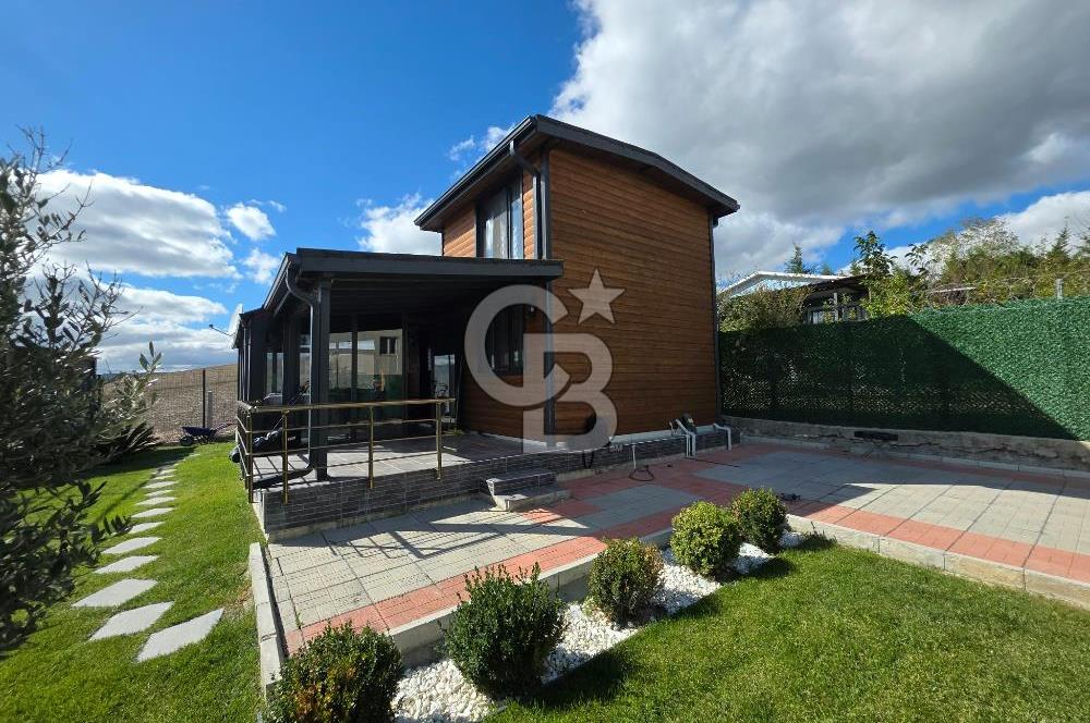 SATILIK ÇATALCA DAĞYENİCEDE 330M² ARSA PAYLI EŞYALI AHŞAP EV