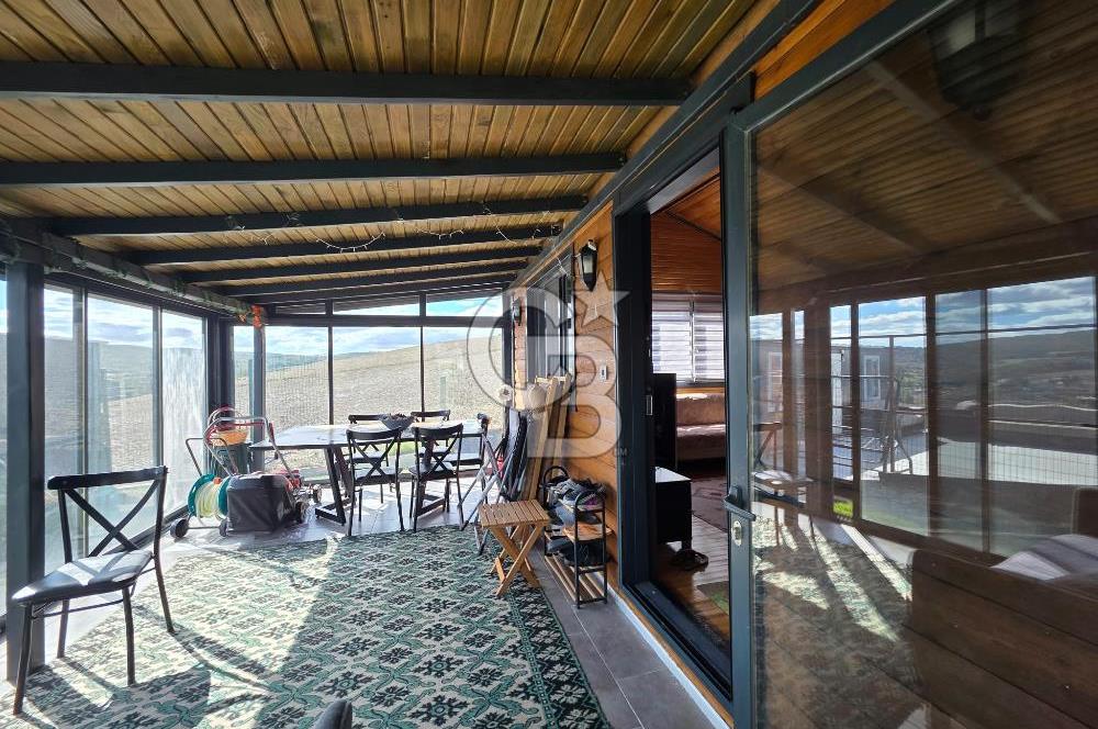 SATILIK ÇATALCA DAĞYENİCEDE 330M² ARSA PAYLI EŞYALI AHŞAP EV