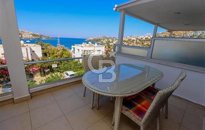 Bodrum Gündoğan Merkezde  Deniz Manzaralı Yenilenmiş 4+2 Tripleks