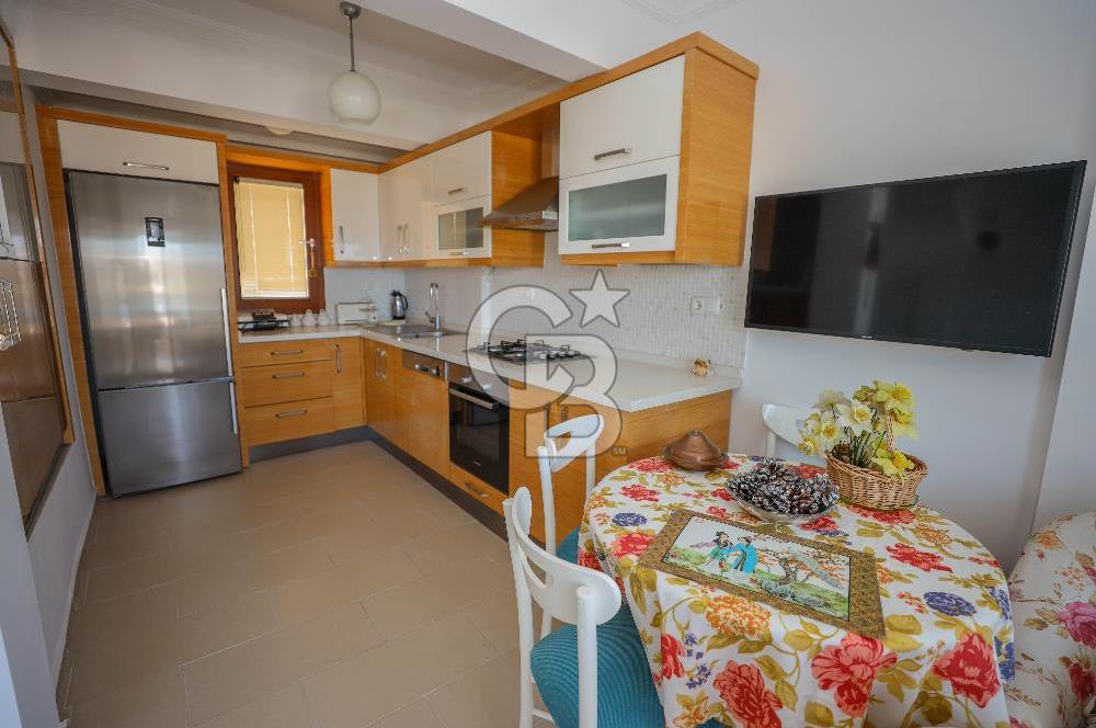 Bodrum Gündoğan Merkezde  Deniz Manzaralı Yenilenmiş 4+2 Tripleks