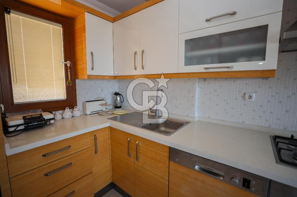 Bodrum Gündoğan Merkezde  Deniz Manzaralı Yenilenmiş 4+2 Tripleks