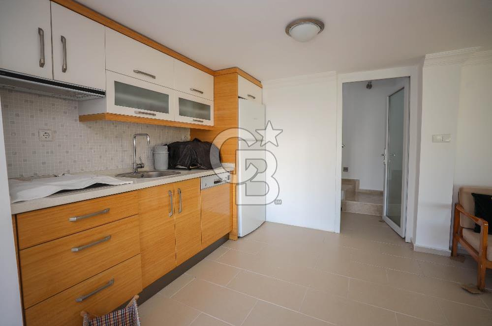 Bodrum Gündoğan Merkezde  Deniz Manzaralı Yenilenmiş 4+2 Tripleks