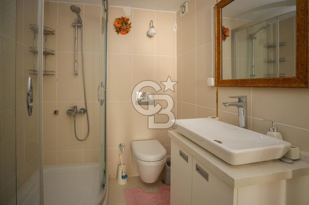 Bodrum Gündoğan Merkezde  Deniz Manzaralı Yenilenmiş 4+2 Tripleks