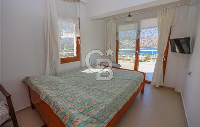 Bodrum Gündoğan Merkezde  Deniz Manzaralı Yenilenmiş 4+2 Tripleks