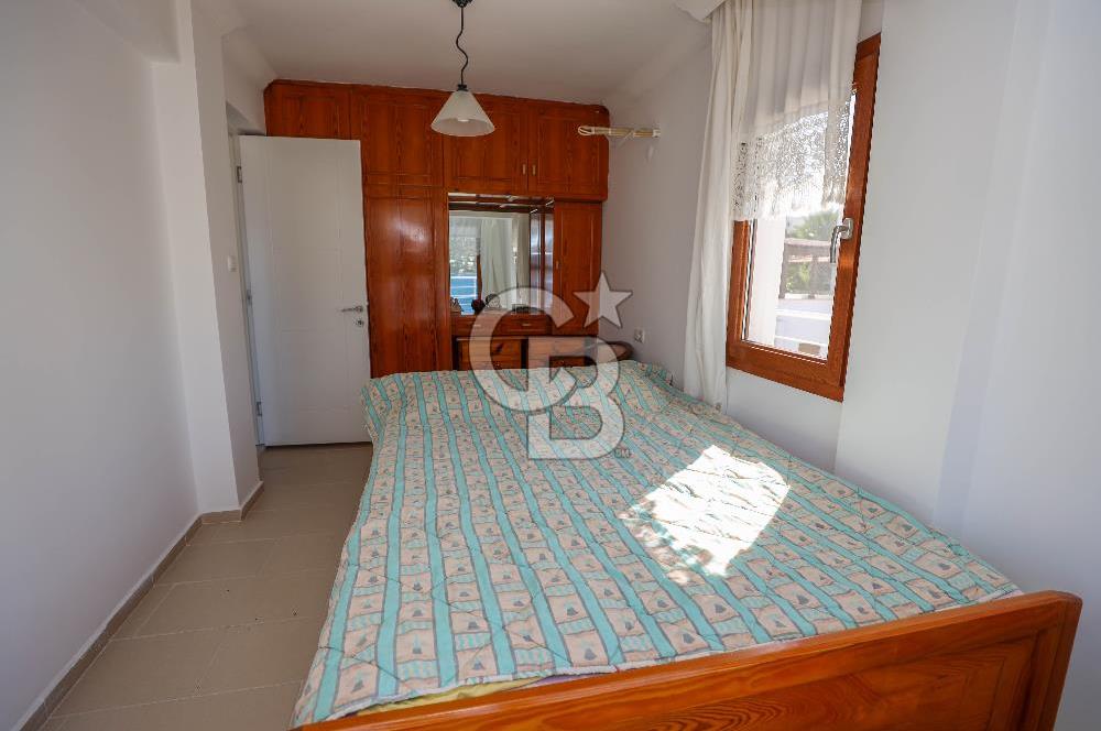 Bodrum Gündoğan Merkezde  Deniz Manzaralı Yenilenmiş 4+2 Tripleks