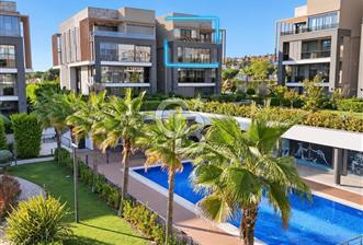 Avlu Bademli'de Eşyalı, Havuz Manzaralı 4,5+1 Dubleks Daire - 3 - 376619