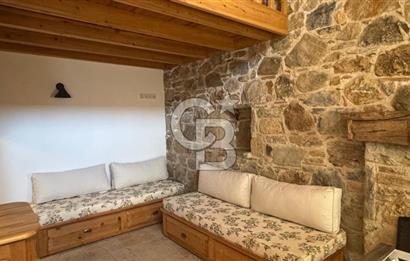 DATÇA EMECİK’TE DENİZ MANZARALI, LOFT MÜŞTEMİLATLI 3+1 VİLLA