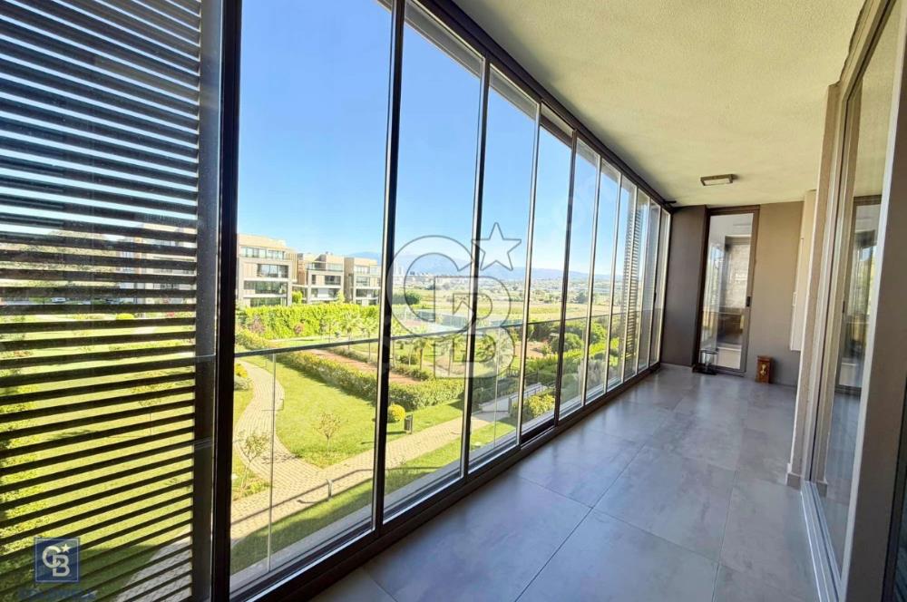 Avlu Bademli'de Eşyalı, Havuz Manzaralı 4,5+1 Dubleks Daire