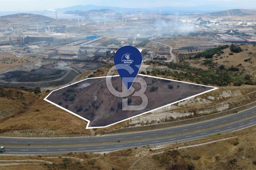 ALİAĞA BOZKÖYDE 27885m2 SATILIK SANAYİ PARSELİNİN HEMEN YANINDA