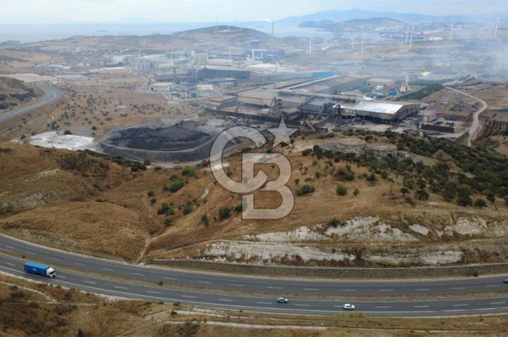 ALİAĞA BOZKÖYDE 27885m2 SATILIK SANAYİ PARSELİNİN HEMEN YANINDA