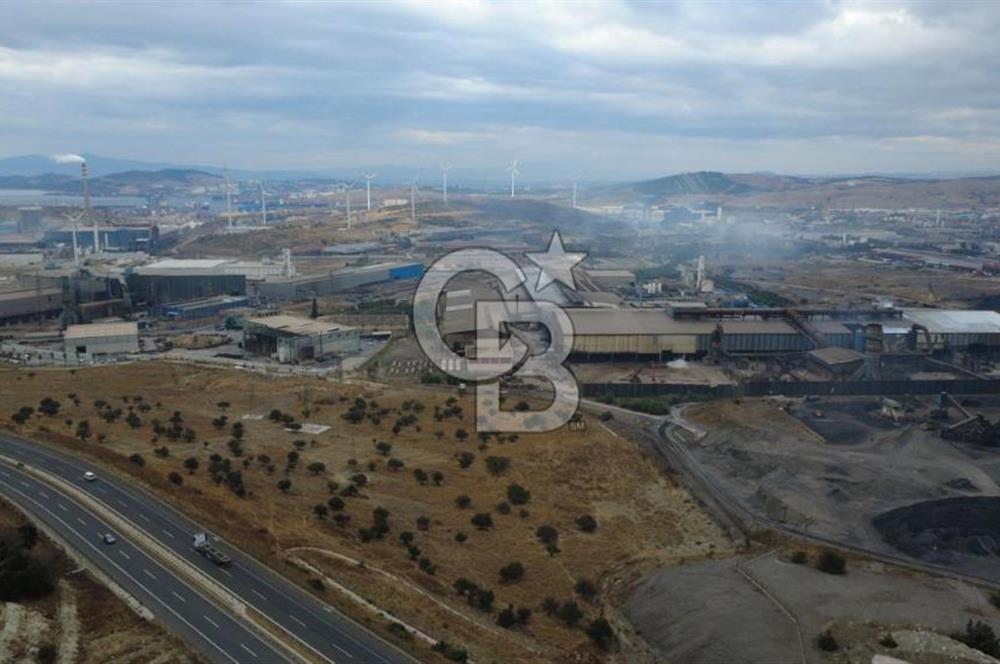 ALİAĞA BOZKÖYDE 27885m2 SATILIK SANAYİ PARSELİNİN HEMEN YANINDA