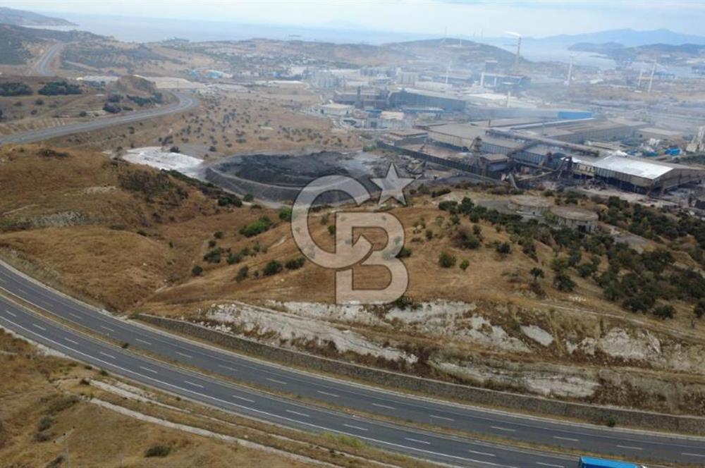 ALİAĞA BOZKÖYDE 27885m2 SATILIK SANAYİ PARSELİNİN HEMEN YANINDA