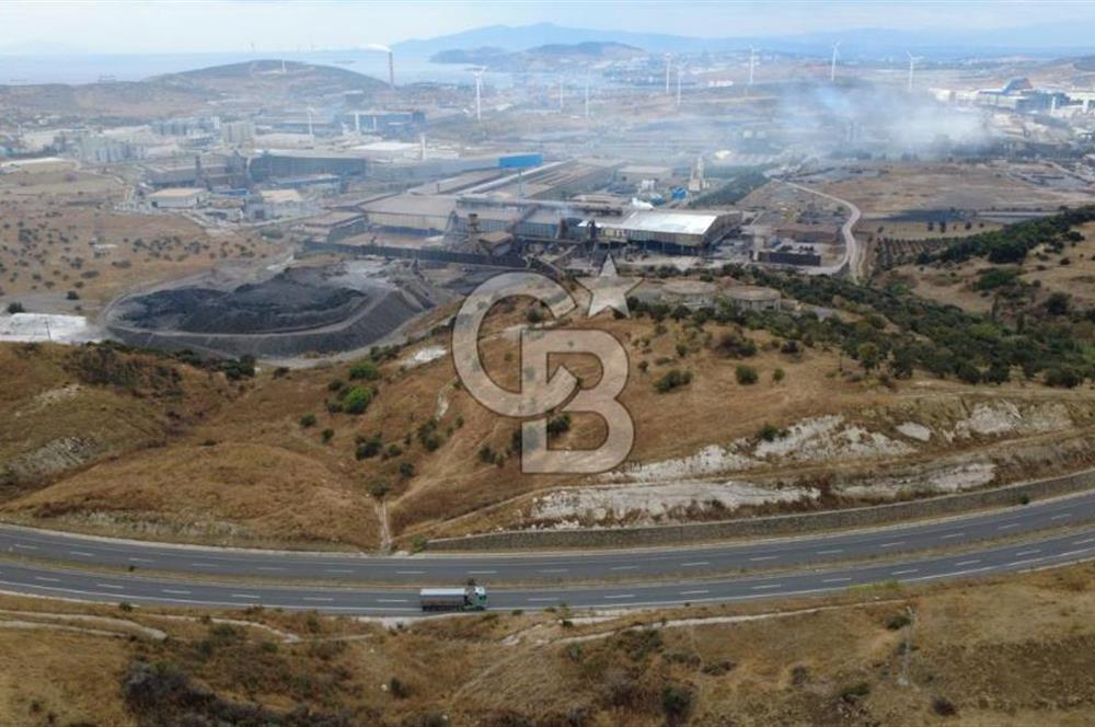 ALİAĞA BOZKÖYDE 27885m2 SATILIK SANAYİ PARSELİNİN HEMEN YANINDA