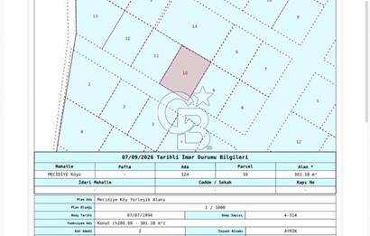 YALOVA ARMUTLUDA DENİZ MANZARALI 601 M2 SATILIK ARSA