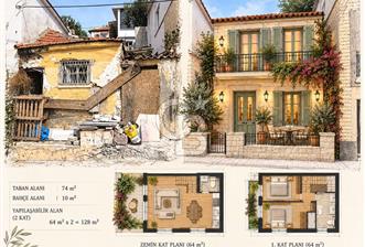  AYVALIK'IN TARİHİ RUM MAHALLESİ'NDE RESTORASYONLUK TAŞ EV FIRSATI  - 6 - 362414