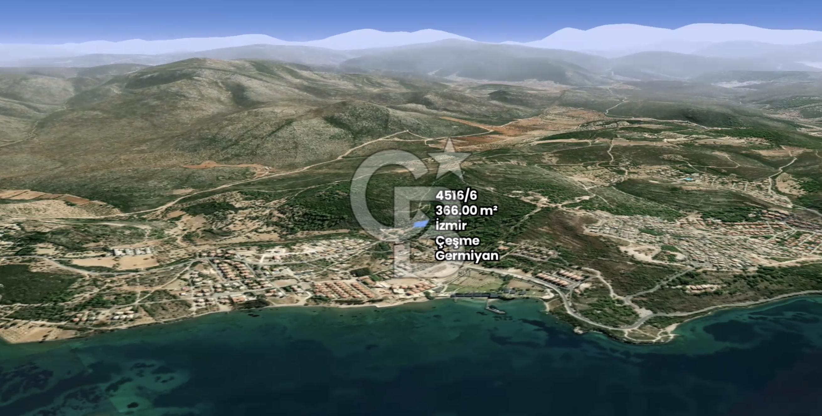 Çeşme Germiyan'da Yerleşimin Yanı Başında Satılık Arsa