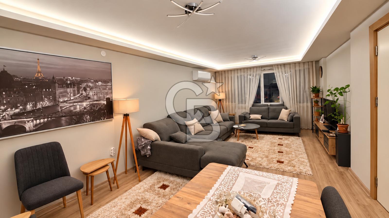 BORNOVA ATA DURAĞI YANINDA CADDE ÜSTÜ FULL TADİLATLI 3+1 SATILIK DAİRE
