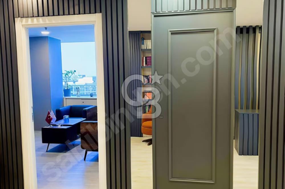 Maslak Beybi Giz plaza 250m2 full dekorasyonlu 14. Kat kiralık