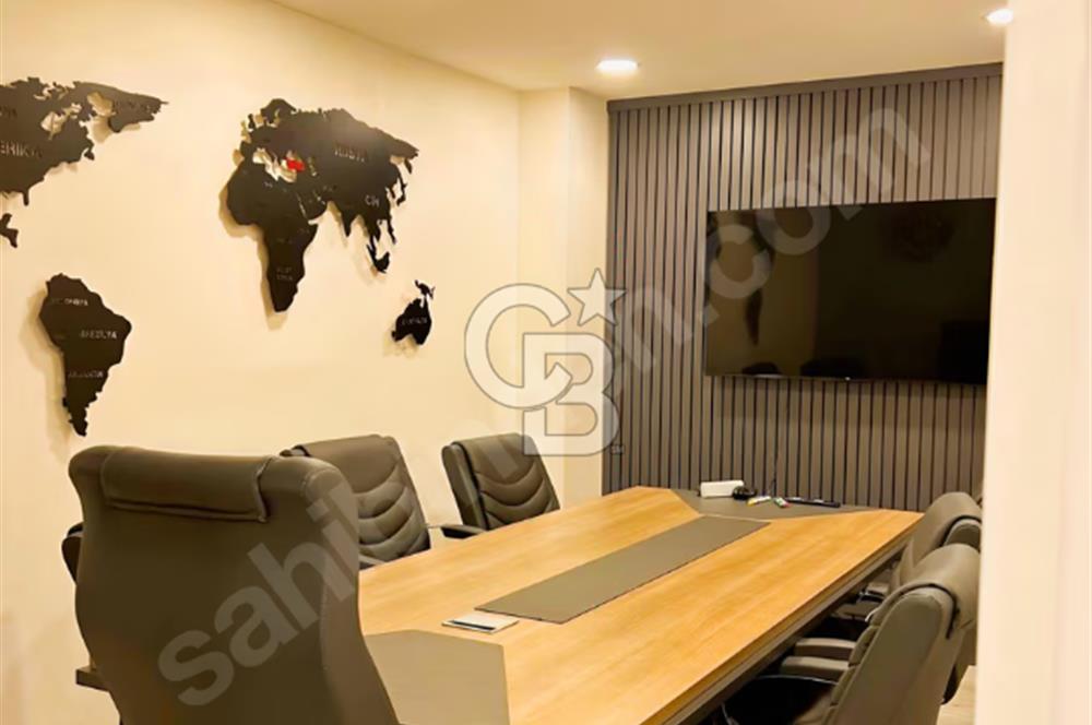 Maslak Beybi Giz plaza 250m2 full dekorasyonlu 14. Kat kiralık
