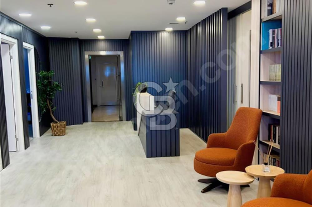 Maslak Beybi Giz plaza 250m2 full dekorasyonlu 14. Kat kiralık