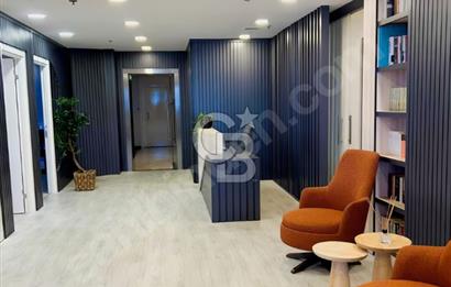 Maslak Beybi Giz plaza 250m2 full dekorasyonlu 14. Kat kiralık