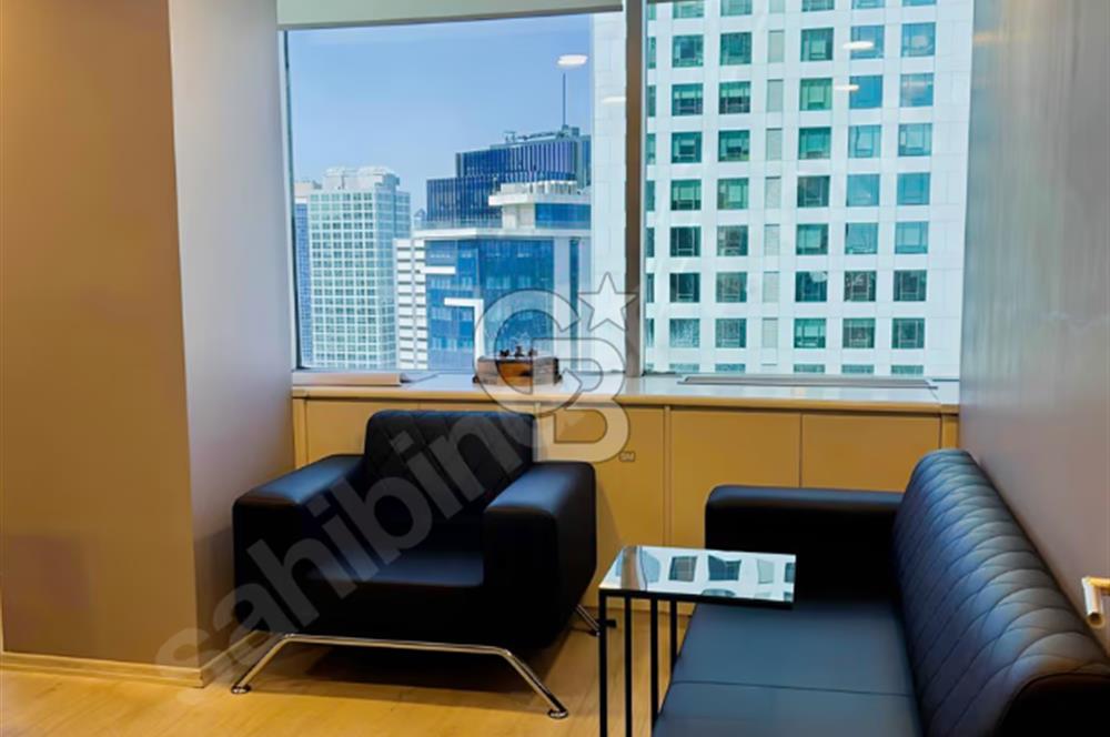 Maslak Beybi Giz plaza 250m2 full dekorasyonlu 14. Kat kiralık